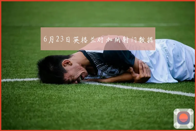 6月23日英格兰对加纳射门数据